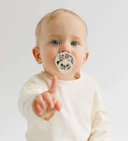 BIBS x LIBERTY Σετ Στρογγυλές Πιπίλες Latex Colour Bobo Ivory Mix (0-6 μηνών)