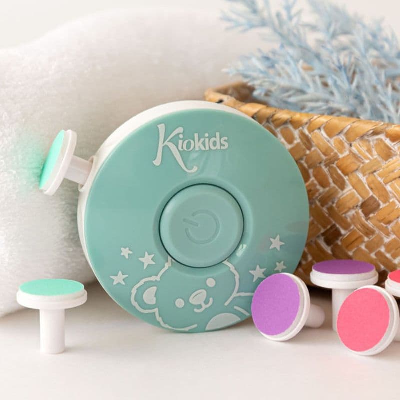 KIOKIDS Ηλεκτρική Λίμα Νυχιών Μωρού Mint (0+ μηνών)
