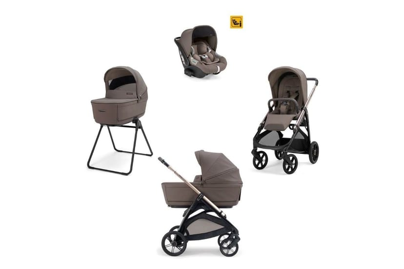 INGLESINA Καρότσι 3 Σε 1 Aptica System Quattro Darwin Infant Essence Mokka-Palladio Black 2026