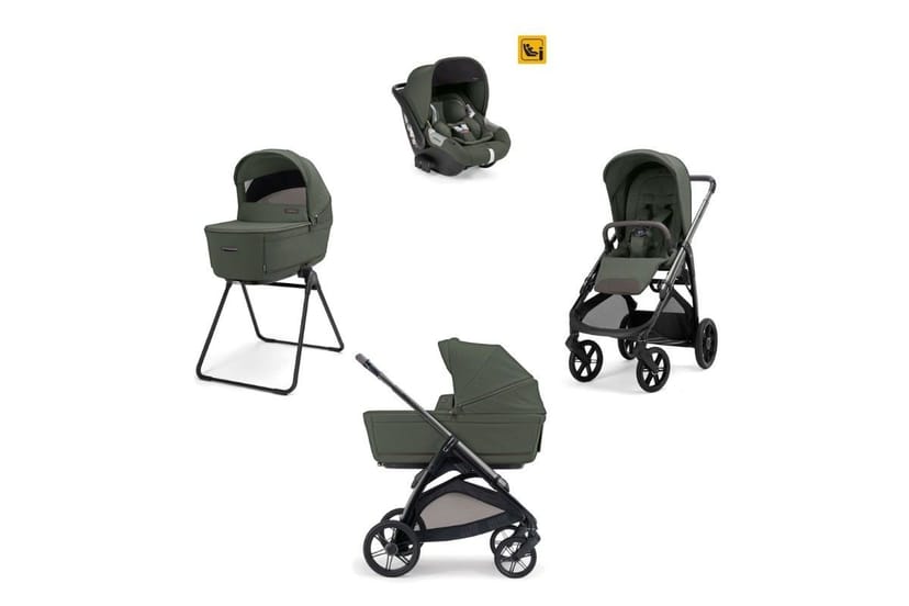 INGLESINA Καρότσι 3 Σε 1 Aptica System Quattro Darwin Infant Ivy Green-Litio Black 2026