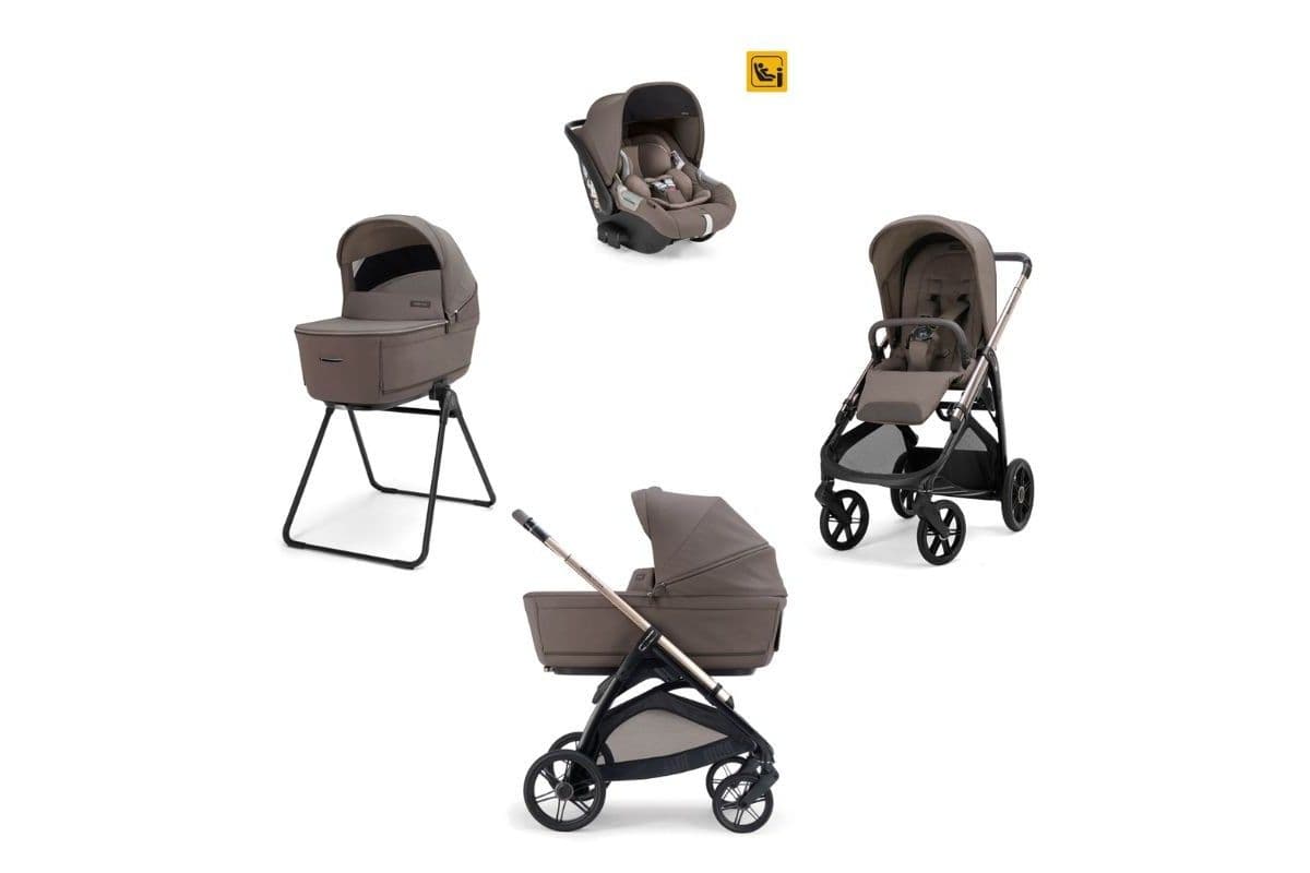 INGLESINA Καρότσι 3 Σε 1 Aptica System Quattro Darwin Infant Essence Mokka-Palladio Black 2026