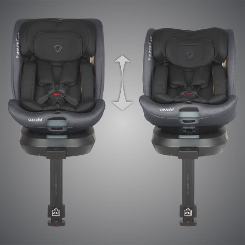 COCCOLLE Κάθισμα Αυτοκινήτου Isofix i-Size Ario 360° Anthracite (40-150cm)