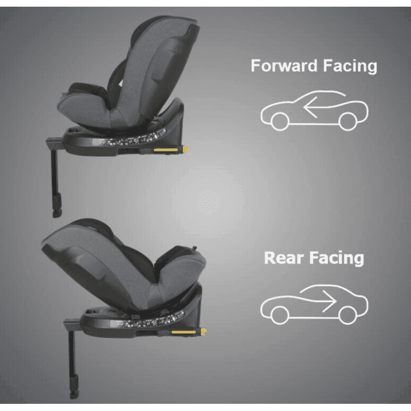 COCCOLLE Κάθισμα Αυτοκινήτου Isofix i-Size Ario 360° Anthracite (40-150cm)