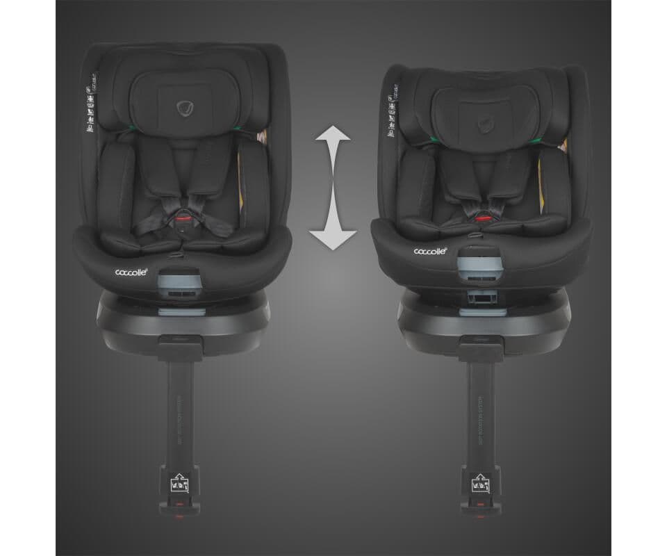 COCCOLLE Κάθισμα Αυτοκινήτου Isofix i-Size Ario 360° Midnight Black (40-150cm)