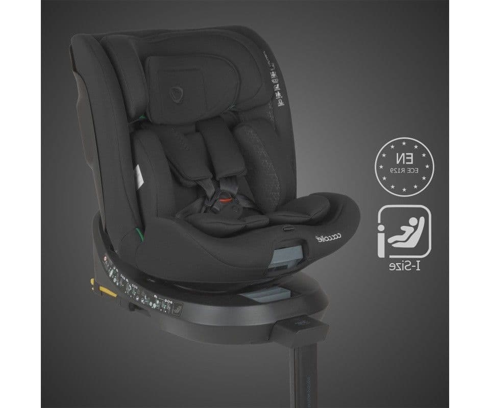 COCCOLLE Κάθισμα Αυτοκινήτου Isofix i-Size Ario 360° Midnight Black (40-150cm)