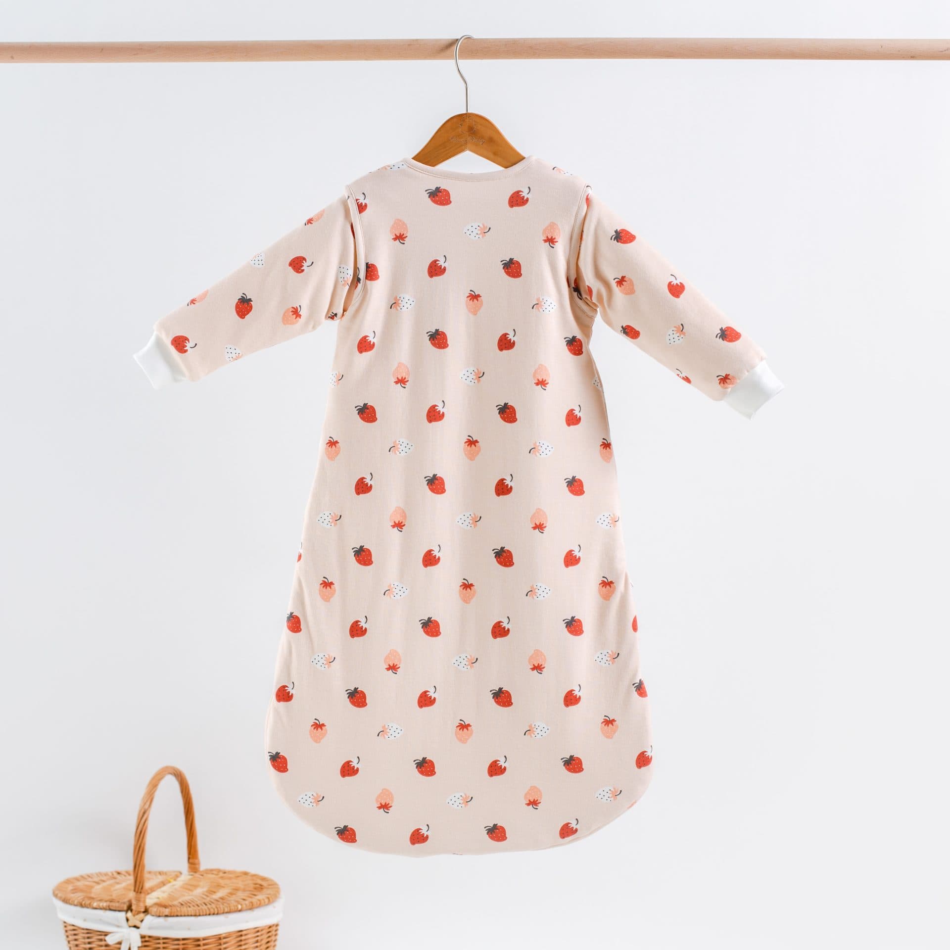 ABO Βρεφικός Υπνόσακος Με Αποσπώμενα Μανίκια Bag Me Strawberry (2.5 Tog)