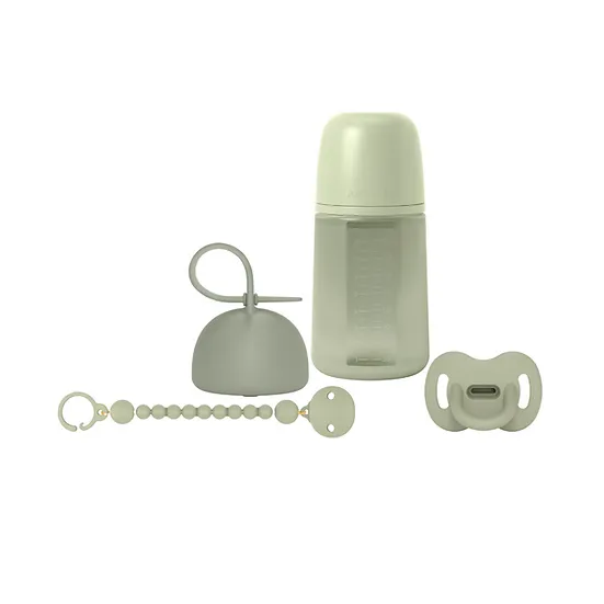 SUAVINEX Μπιμπερό Όλο Σιλικόνη Με Θηλή Σιλικόνης SX-Pro Physio Green 240ml (3+ μηνών)