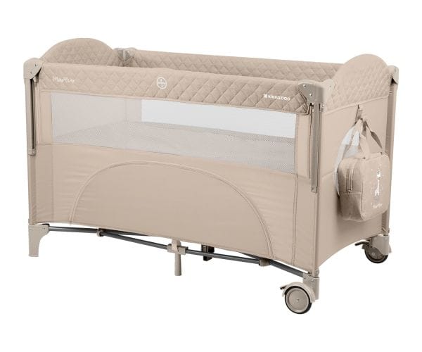 KIKKA BOO Παρκοκρέβατο 2 Επιπέδων Milky Way Beige 2023