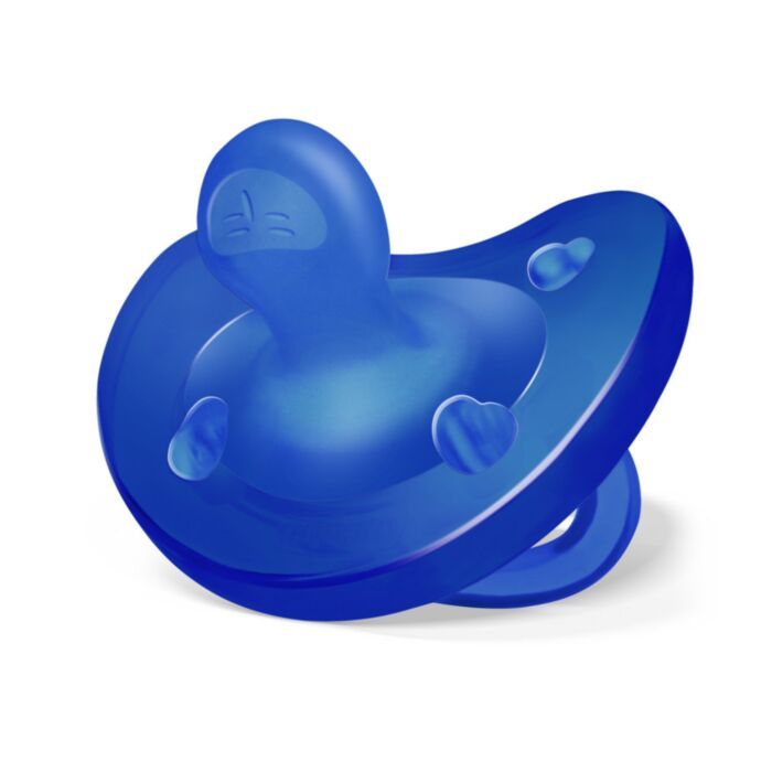 CHICCO Πιπίλα Όλο Σιλικόνη Physio Forma Soft Blue (16-36 μηνών)