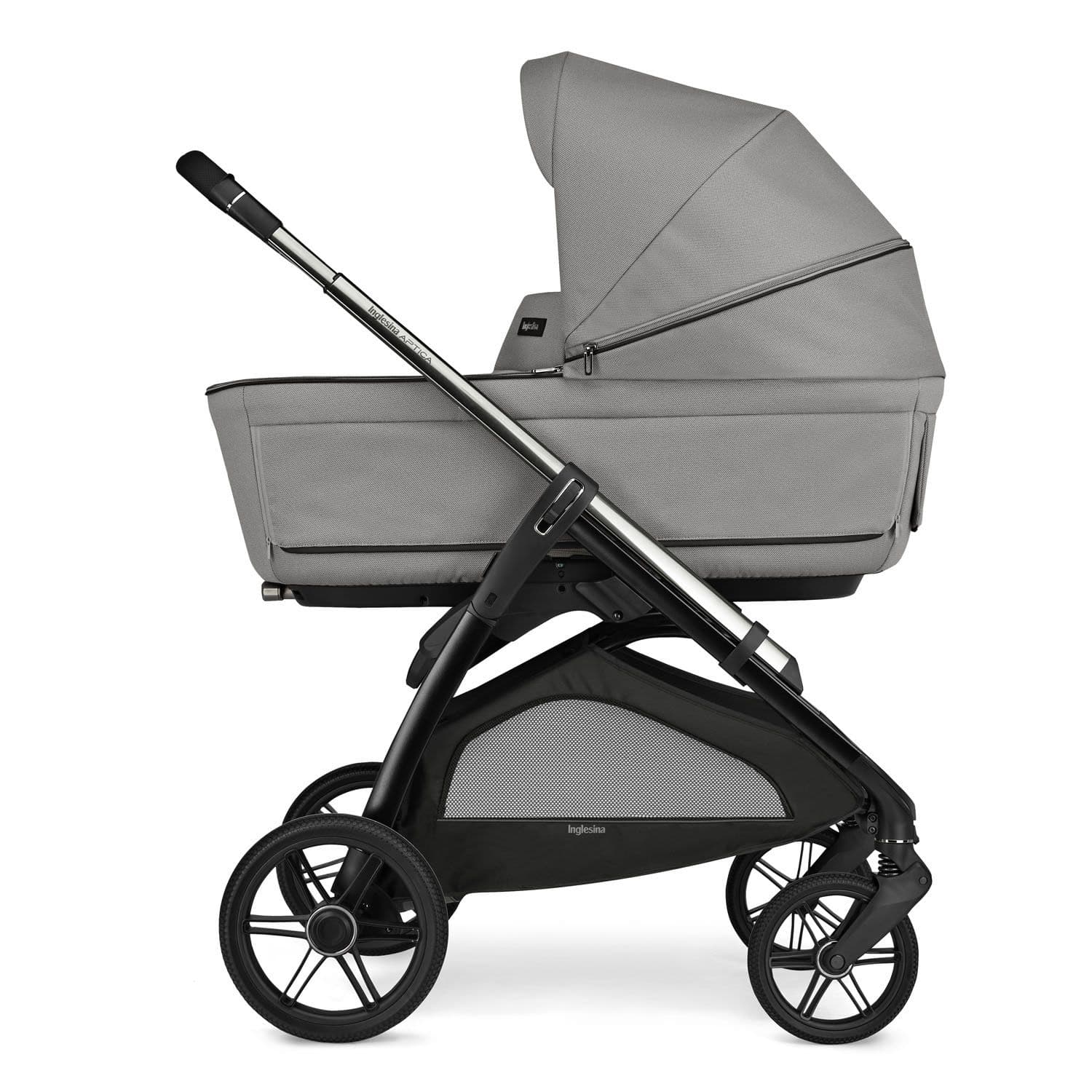 INGLESINA Καρότσι 3 Σε 1 Aptica System Quattro Darwin Infant Platinum Grey-Litio Black
