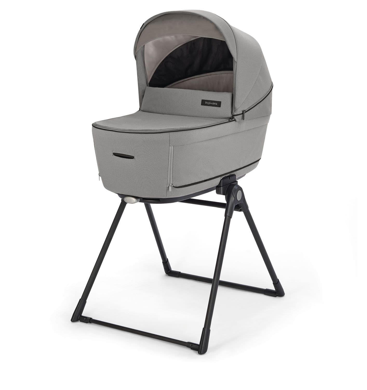 INGLESINA Καρότσι 3 Σε 1 Aptica System Quattro Darwin Infant Platinum Grey-Litio Black