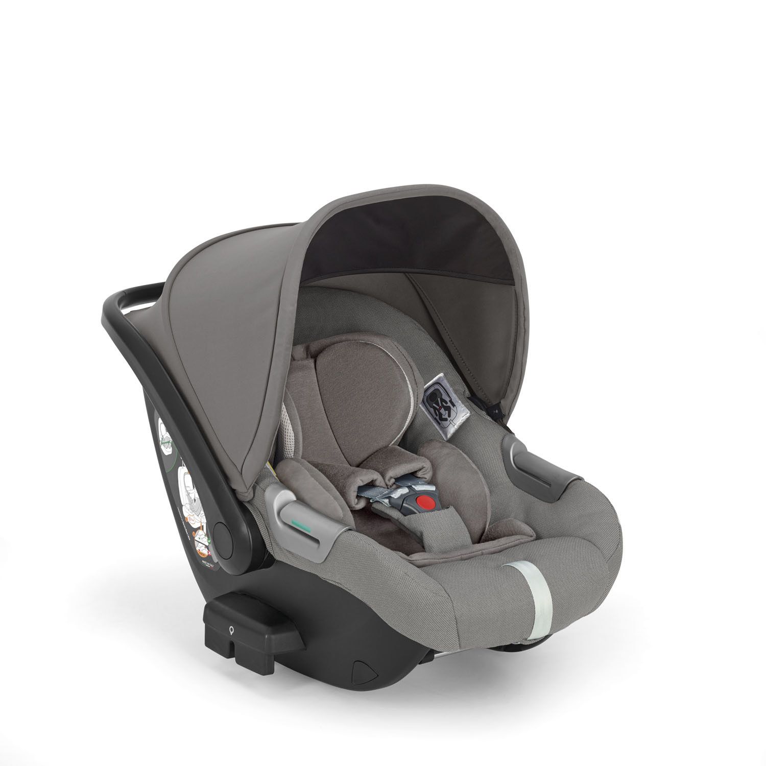INGLESINA Καρότσι 3 Σε 1 Aptica System Quattro Darwin Infant Platinum Grey-Litio Black