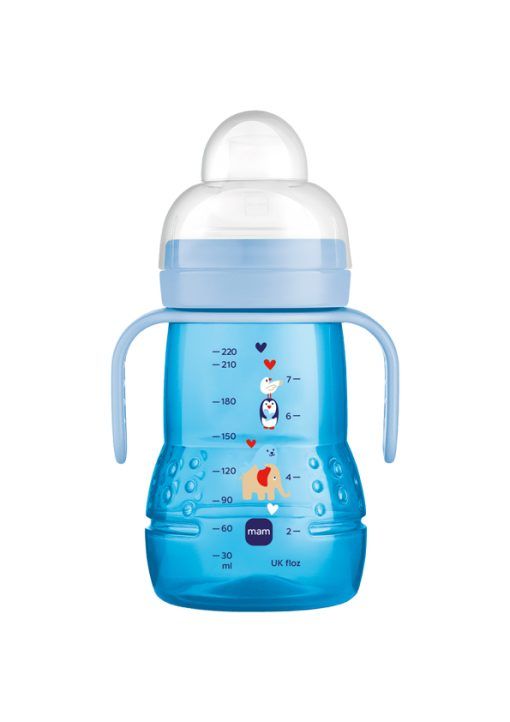 MAM Εκπαιδευτικό Ποτηράκι Trainer+ Boy 220ml (4+ μηνών)