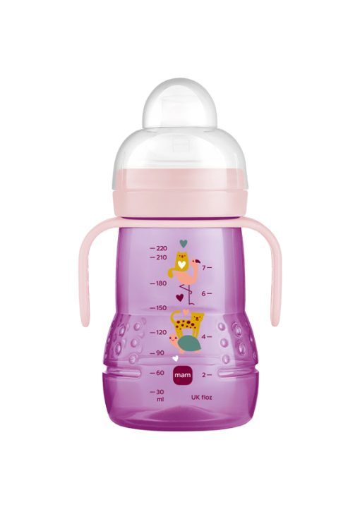 MAM Εκπαιδευτικό Ποτηράκι Trainer+ Girl 220ml (4+ μηνών)