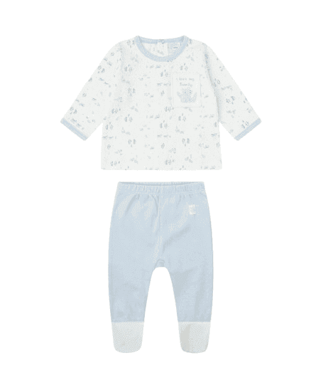 YATSI BABY Βρεφικό Βαμβακερό Σετ Ρούχων Interlock I Love My Family
