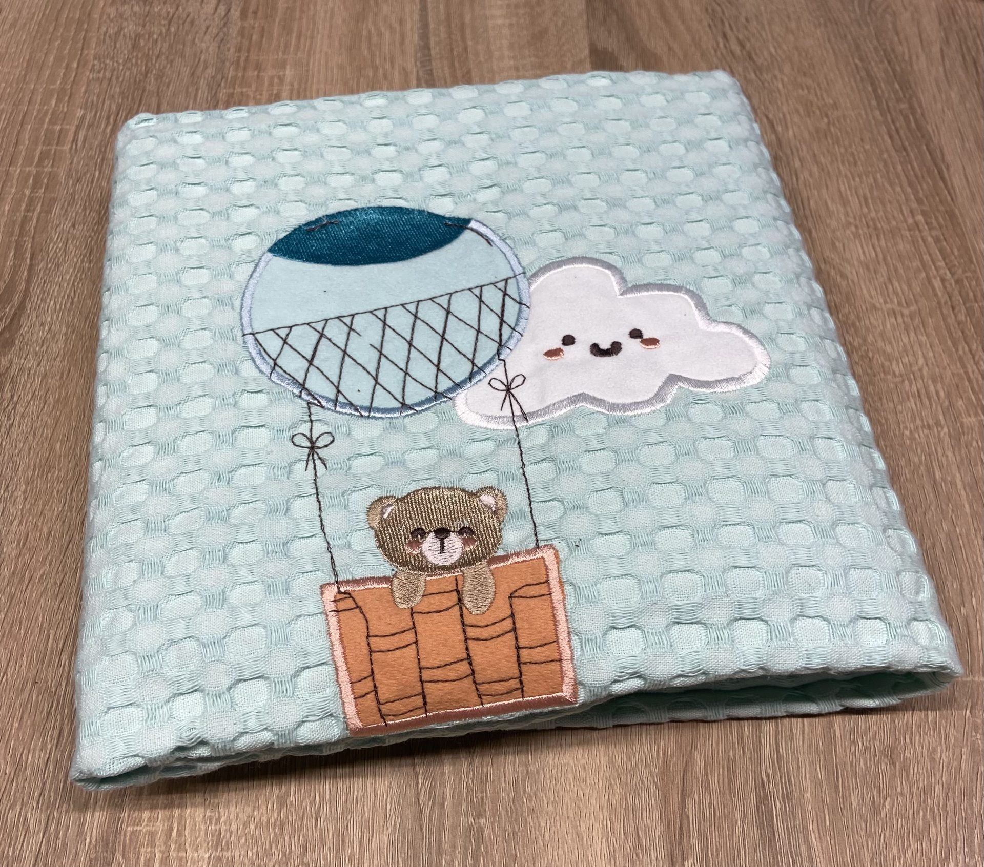 ABO Βρεφική Κουβέρτα Κούνιας Πικέ Mint