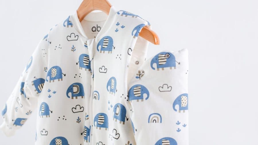 ABO Βρεφικός Υπνόσακος Με Αποσπώμενα Μανίκια Elephants (2.5 Tog)