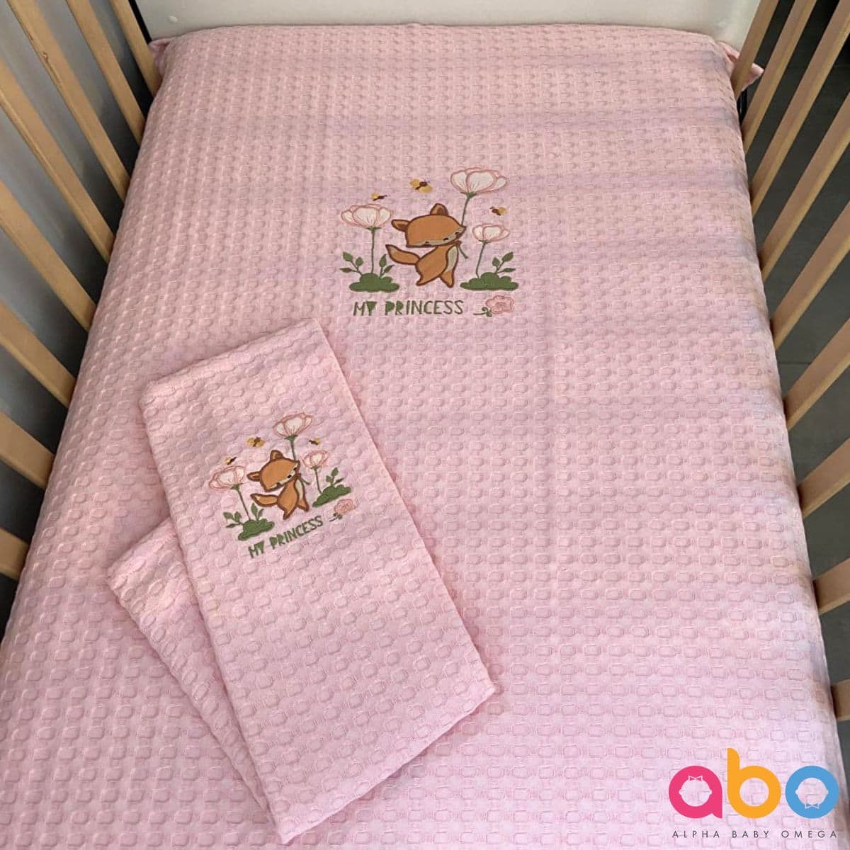 ABO Πικέ Κουβέρτα Κούνιας Αλεπουδίτσα