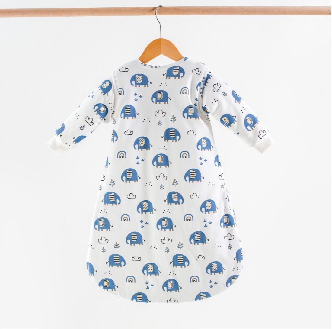 ABO Βρεφικός Υπνόσακος Με Αποσπώμενα Μανίκια Bag Me Elephants (2.5 Tog)