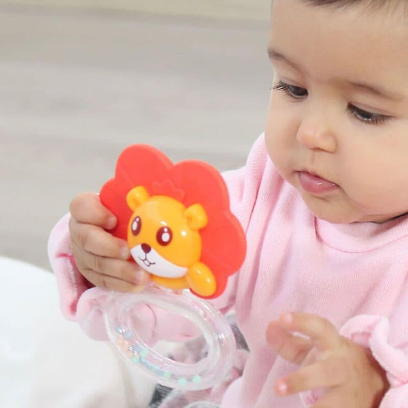 AKUKU Βρεφική Κουδουνίστρα Lion (3+ μηνών)