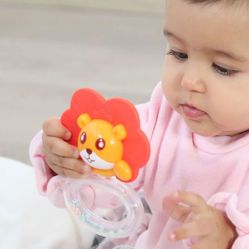 AKUKU Βρεφική Κουδουνίστρα Lion (3+ μηνών)