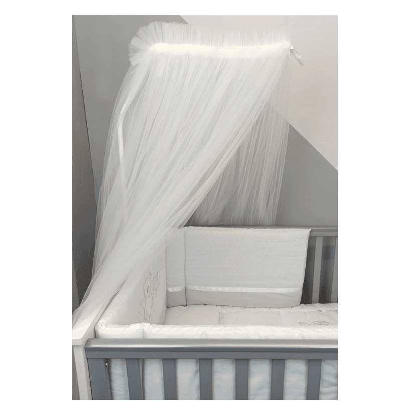 BABY STAR Τούλινη Κουνουπιέρα Κούνιας Ecru