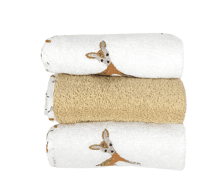 BABY STAR Σετ Πανάκια Ώμου Πετσετέ Forest Friends (3 Τεμάχια)