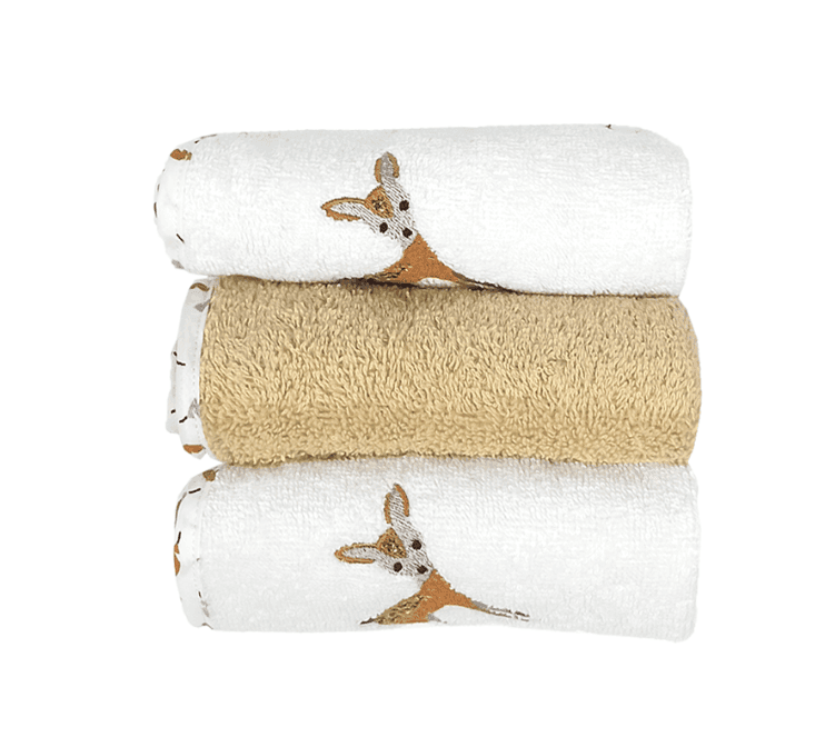 BABY STAR Σετ Πανάκια Ώμου Πετσετέ Forest Friends (3 Τεμάχια)