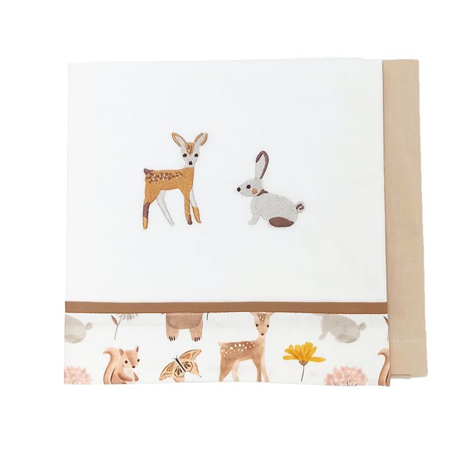 BABY STAR Σετ Σεντόνια Λίκνου Forest Friends (3 Τεμάχια)