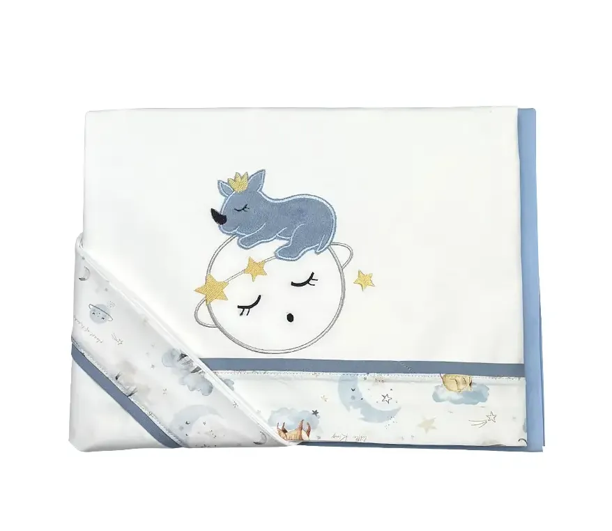 BABY STAR Σετ Σεντόνια Κούνιας Με Λάστιχο Rhino (3 Τεμάχια)