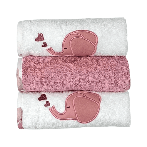 BABY STAR Σετ Πανάκια Ώμου Πετσετέ Elephant (3 Τεμάχια)