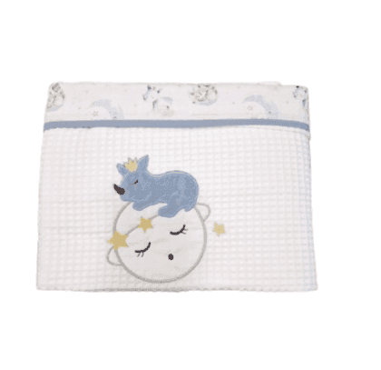 BABY STAR Βρεφική Κουβέρτα Κούνιας Πικέ Rhino