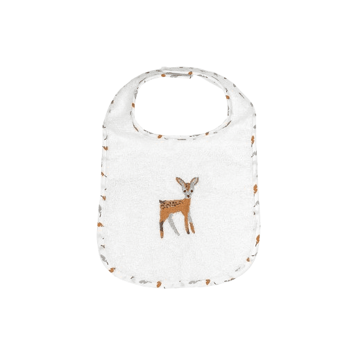 BABY STAR Βρεφική Σαλιάρα Πετσετέ Με Velcro Forest Friends (0+ μηνών)