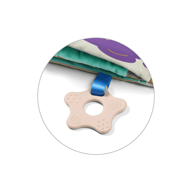 BABYONO Εκπαιδευτικό Υφασμάτινο Βιβλίο Με Μασητικό Farm First Book (0+ μηνών)