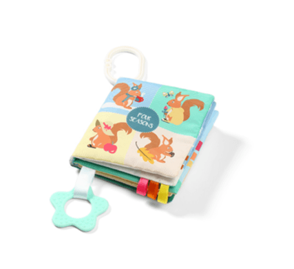 BABYONO Εκπαιδευτικό Υφασμάτινο Βιβλίο Με Μασητικό Seasons First Book (0+ μηνών)