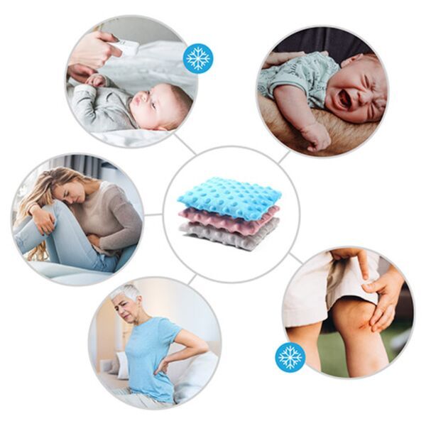 BABYONO Θερμοφόρα Για Κολικούς Μωρού Με Κουκούτσια Κερασιού & Λεβάντα Grey