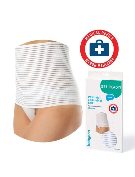 BABYONO Ζώνη Σύσφιξης Λοχείας Για Μετά Την Εκυμοσύνη-Μέγεθος L