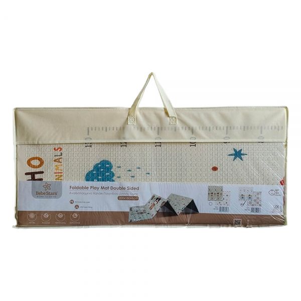 BEBE STARS Αδιάβροχο Αφρώδες Χαλάκι Δαπέδου Boho (180×200 cm)