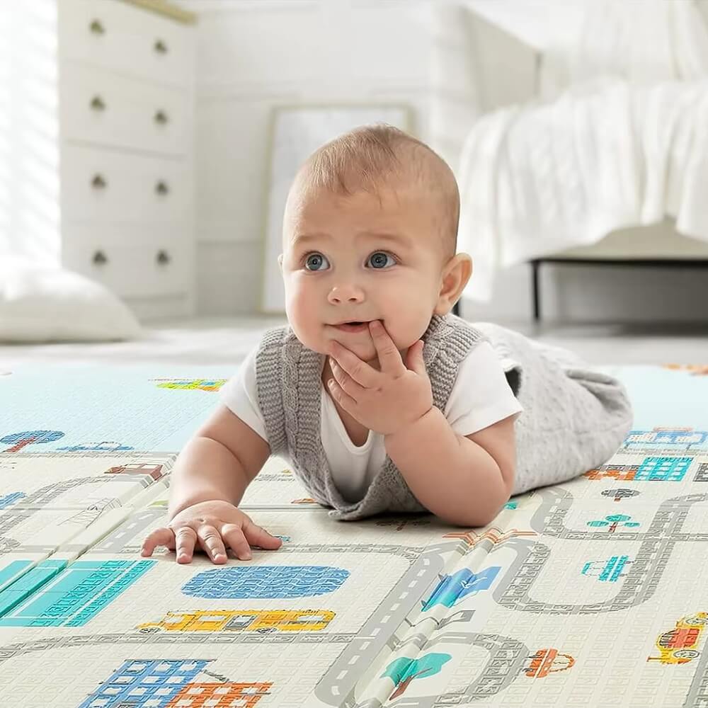 BEBE STARS Αδιάβροχο Αφρώδες Χαλάκι Δαπέδου Boho (180×200 cm)