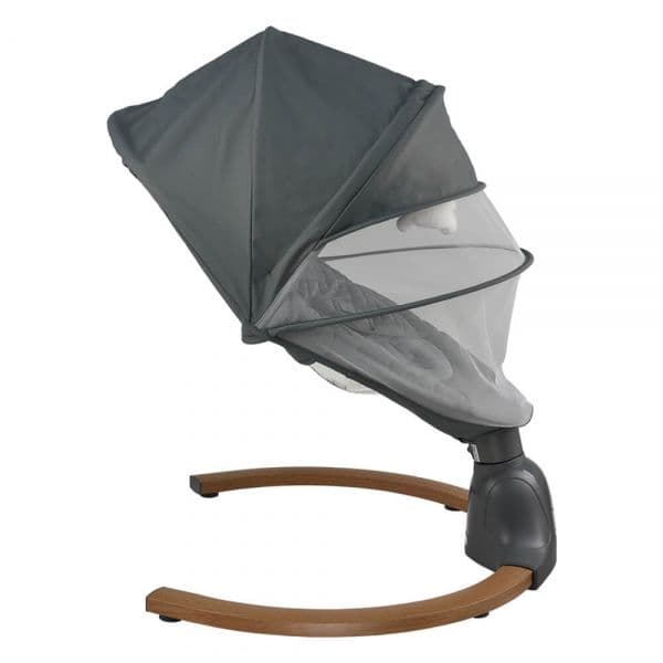 BEBE STARS Ηλεκτρικό Ρηλάξ Μωρού Fluffy Smoked Grey (0-9 kg)