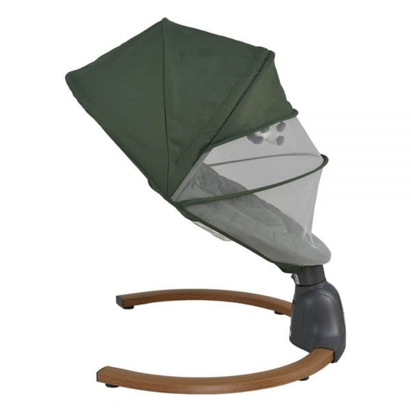 BEBE STARS Ηλεκτρικό Ρηλάξ Μωρού Fluffy Forest Green (0-9 kg)