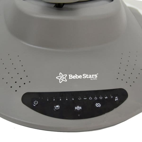 BEBE STARS Ηλεκτρικό Ρηλάξ Κούνια 360° Imagine 2in1 Grey (0-12 kg)