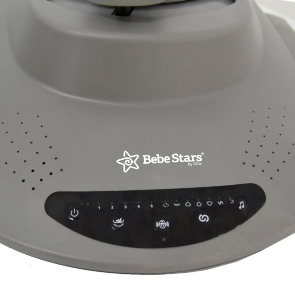 BEBE STARS Ηλεκτρικό Ρηλάξ Κούνια 360° Imagine 2in1 Grey (0-12 kg)