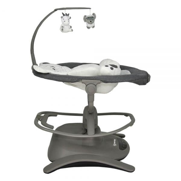 BEBE STARS Ηλεκτρικό Ρηλάξ Κούνια 360° Imagine 2in1 Grey (0-12 kg)