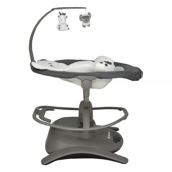 BEBE STARS Ηλεκτρικό Ρηλάξ Κούνια 360° Imagine 2in1 Grey (0-12 kg)