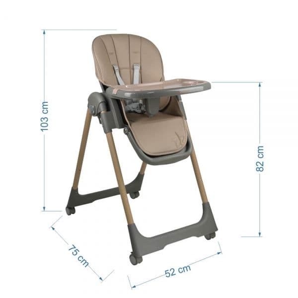 BEBE STARS Κάθισμα Φαγητού Milk Beige (6-36 μηνών)