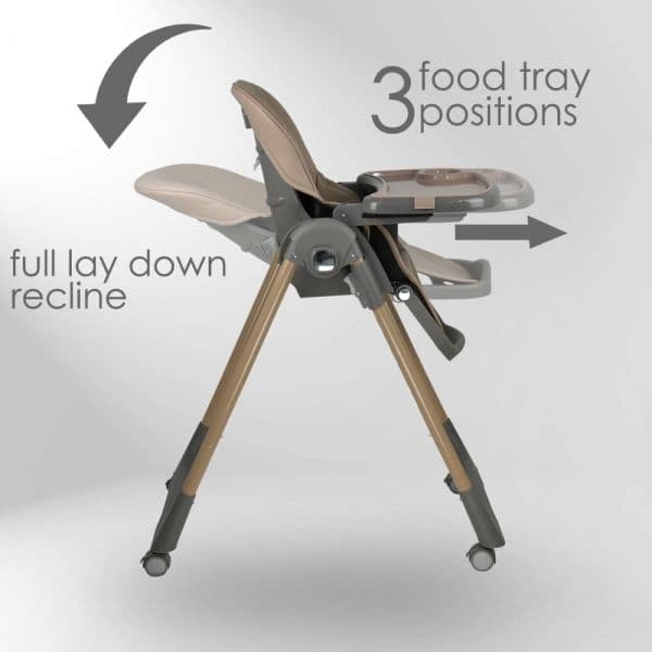 BEBE STARS Κάθισμα Φαγητού Milk Beige (6-36 μηνών)