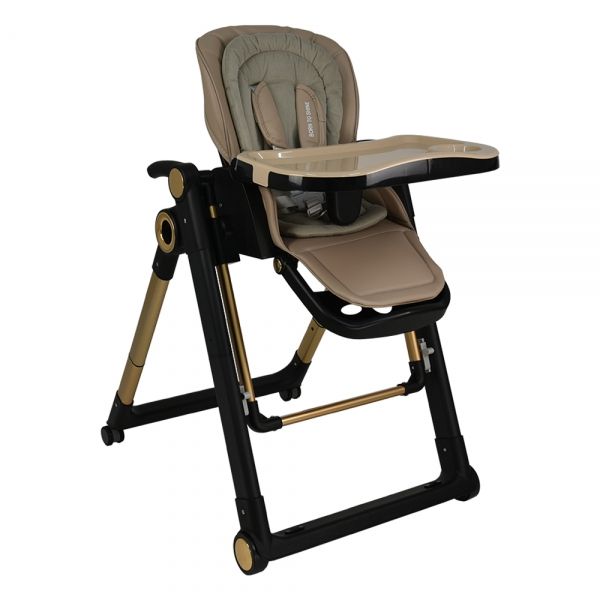 BEBE STARS Καρέκλα Φαγητού-Κούνια 2in1 Yum Yum Mocha Beige (6-36 μηνών)