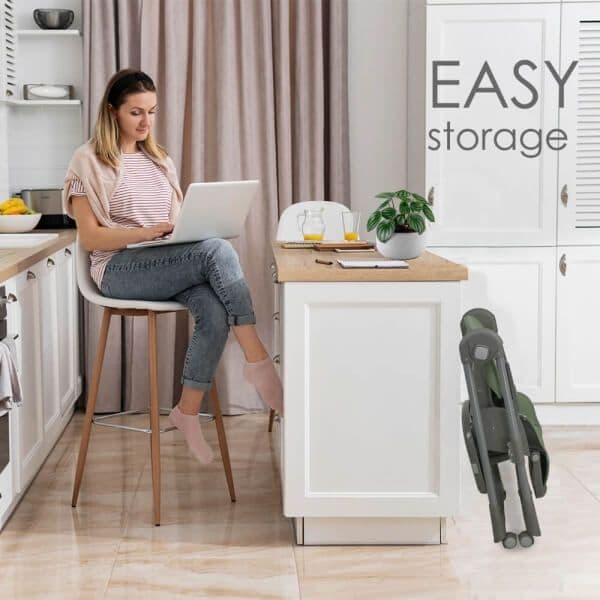 BEBE STARS Κάθισμα Φαγητού Milk Grey (6-36 μηνών)