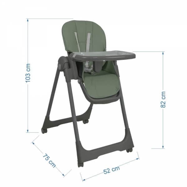 BEBE STARS Κάθισμα Φαγητού Milk Mint (6-36 μηνών)